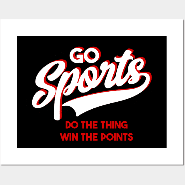 Go Sports Wall Art by Space Monkeys NFT